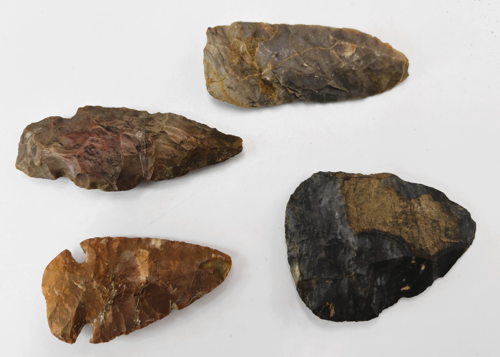 Authentic Native American Arrowheads Artifacts Flint & Chert Hamilton Ohio Find