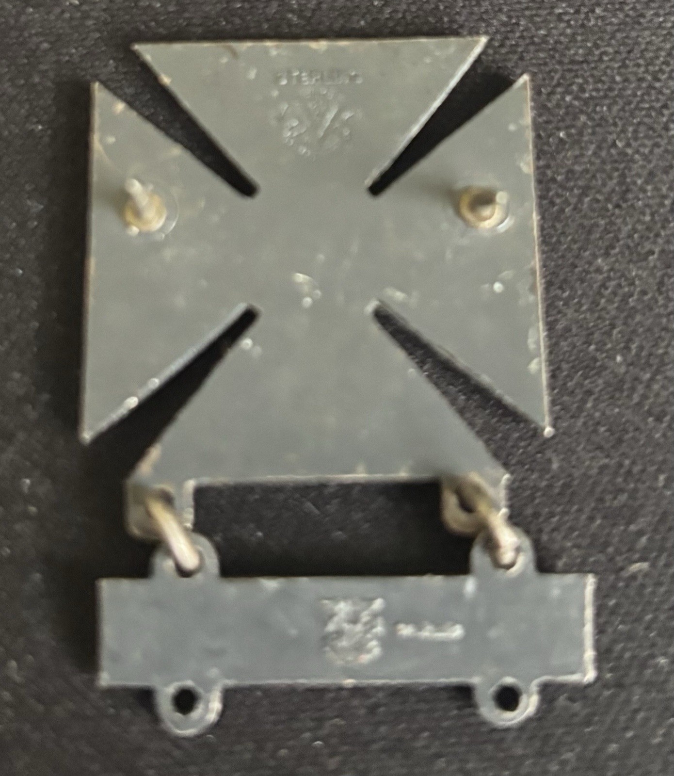 Vintage Sterling Silver WWII U S Marksman Award 10.6 Gr Marked Sterling