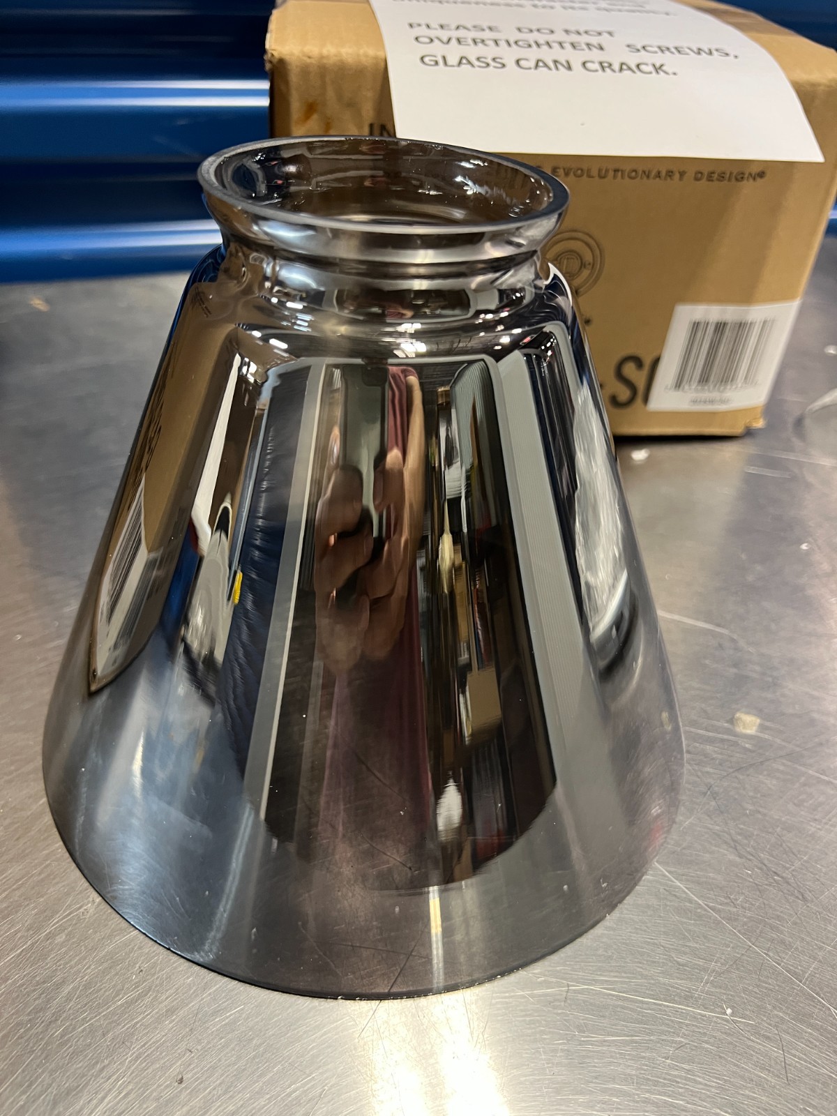 Innovations 43 Large Cone 1-Lt Sconce w/Switch, S Gold/Plated SM - 203SW-SG-G43