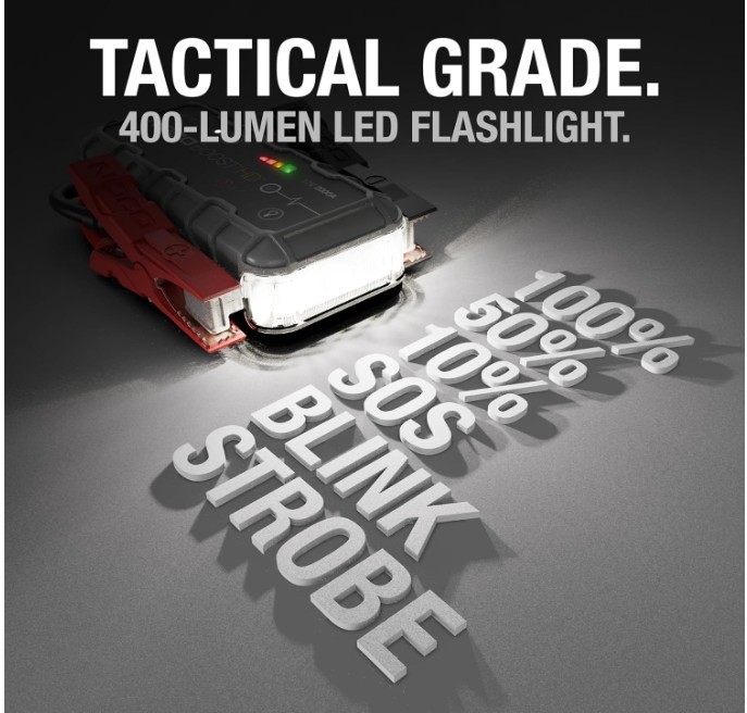 NO.CO Boost GB70 2000A UltraSafe 12V Lithium Jump Starter 8.0L Gas 6.0L Diesel