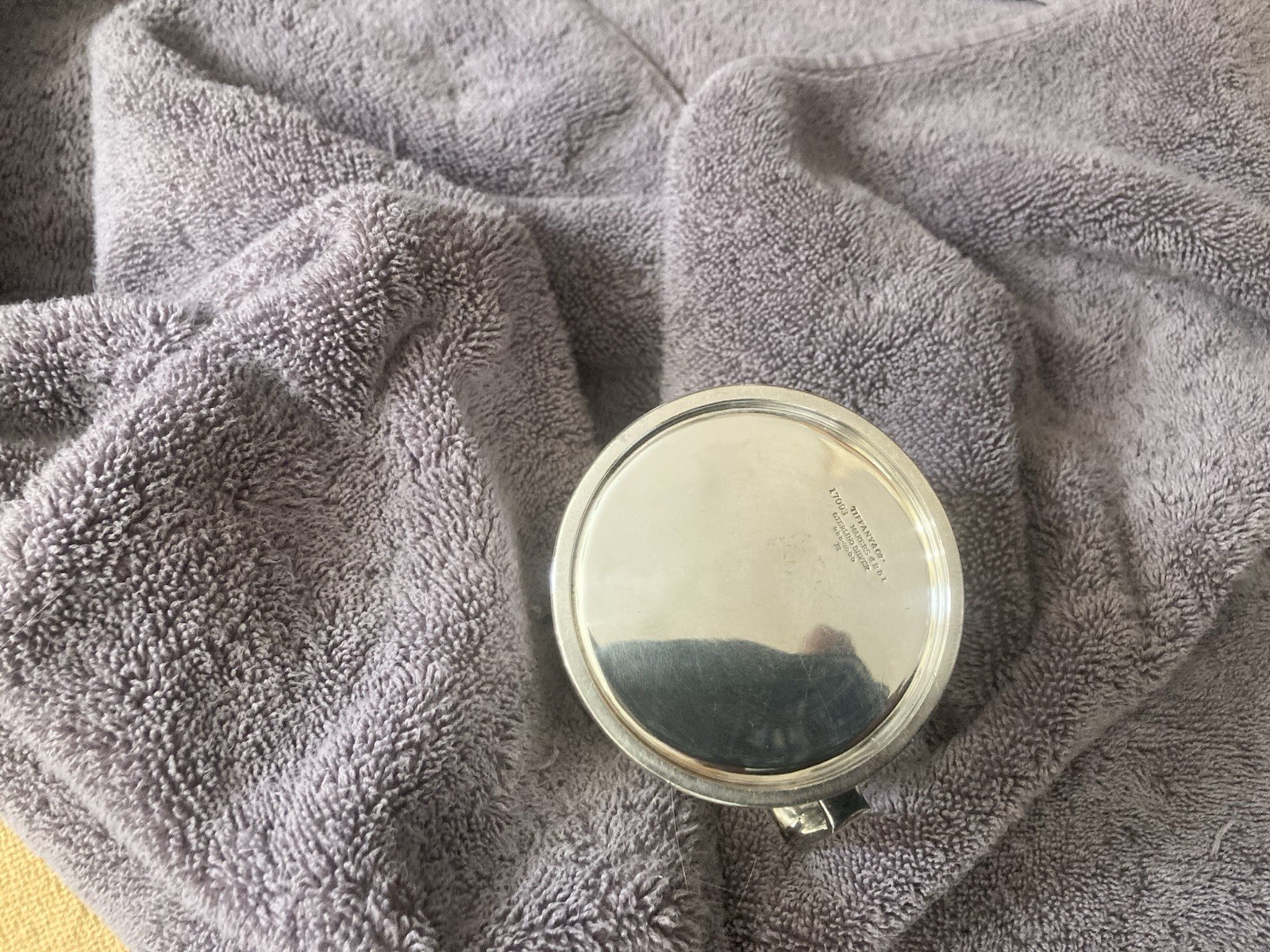 Tiffany & Co. Antique Sterling Silver Cup with Monogram 7.3 Oz