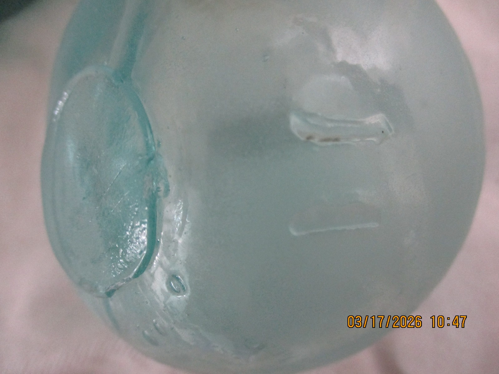 4 Glass Floats Japanese, Korean with Sequential HASH MARKS ! Alaska Beach Combed