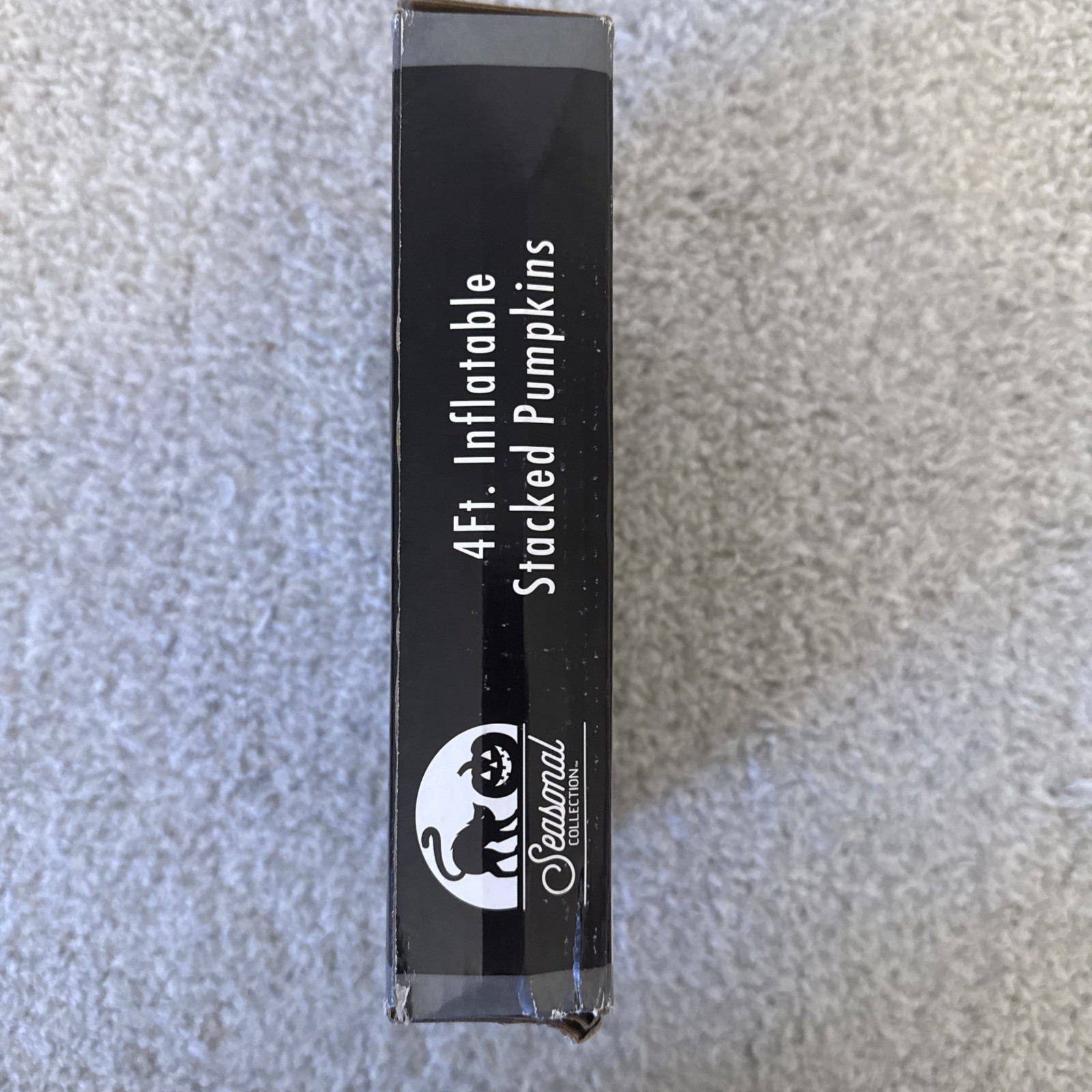 Rare NIB Inflatable STACKED Pattern PUMPKINS Stripe/Polka Dot HALLOWEEN 4' Tall