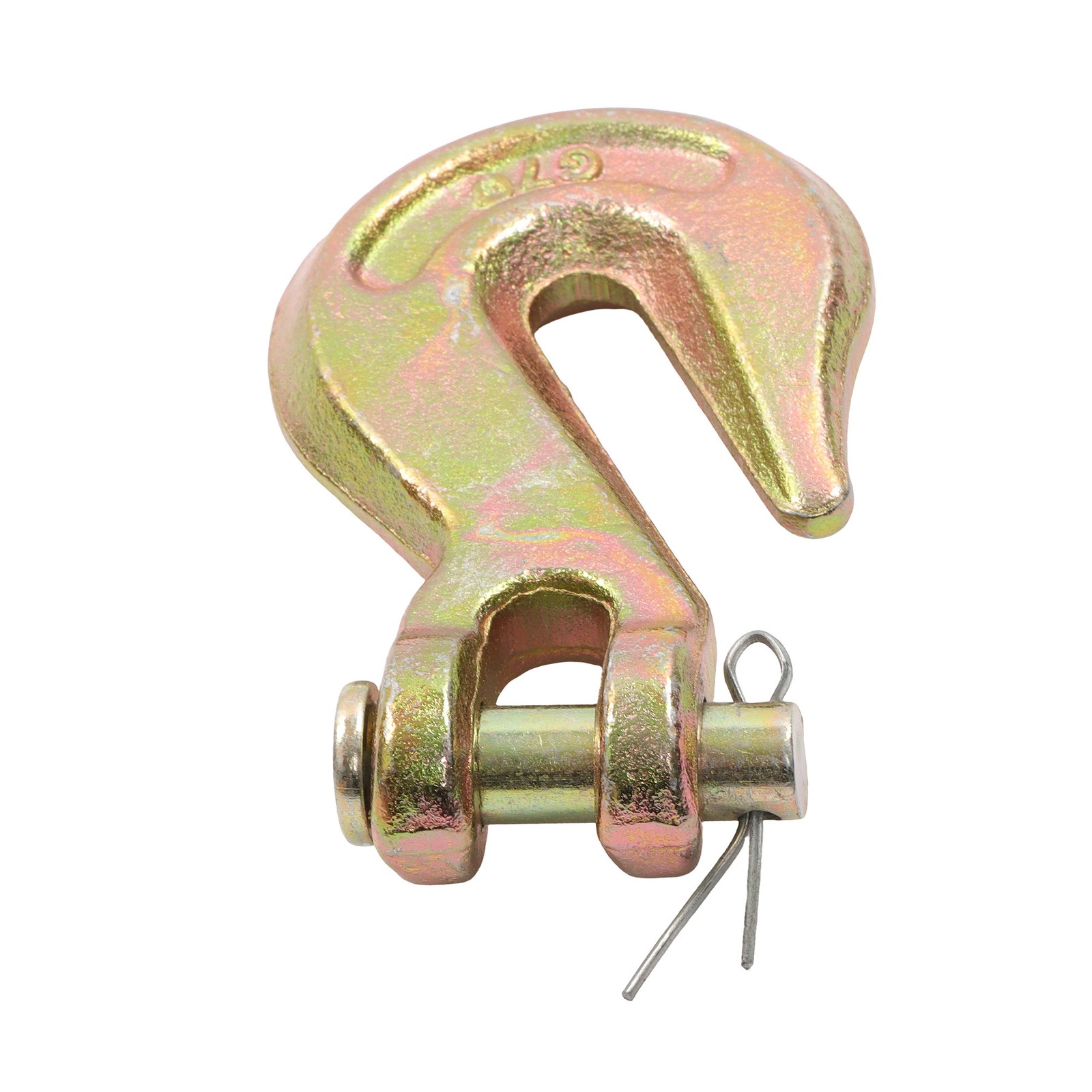 3/8 Inch 6600 Lbs Clevis Grab Hooks G70 for Trailer Truck Tow Chain (10 Pack)