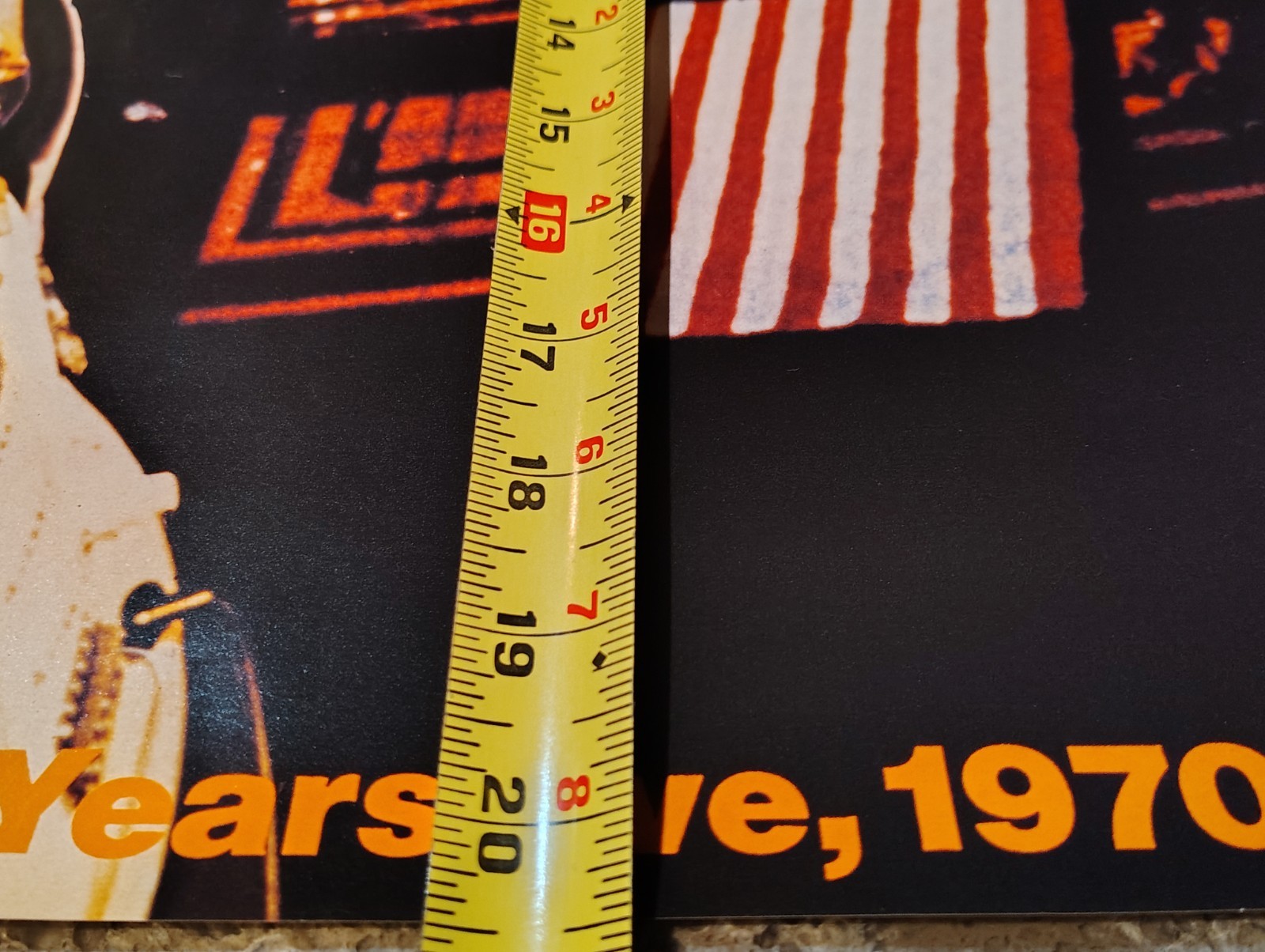 JIMI HENDRIX BAND OF GYPSYS New Years Eve 1970 Fillmore East PROMO POSTER 1995