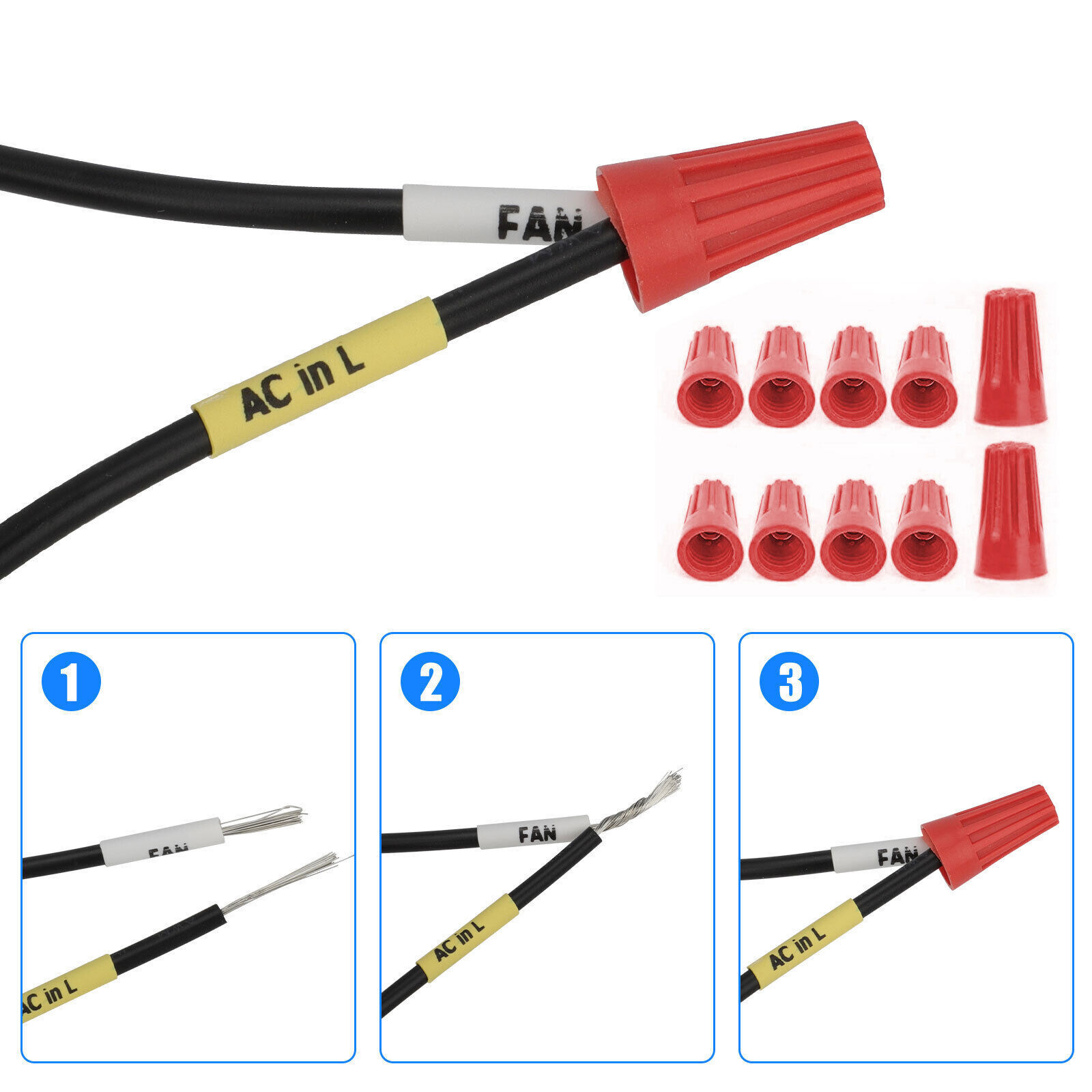 2x Universal Ceiling Fan Lamp Light Wireless Timing Remote Control Receiver Kit