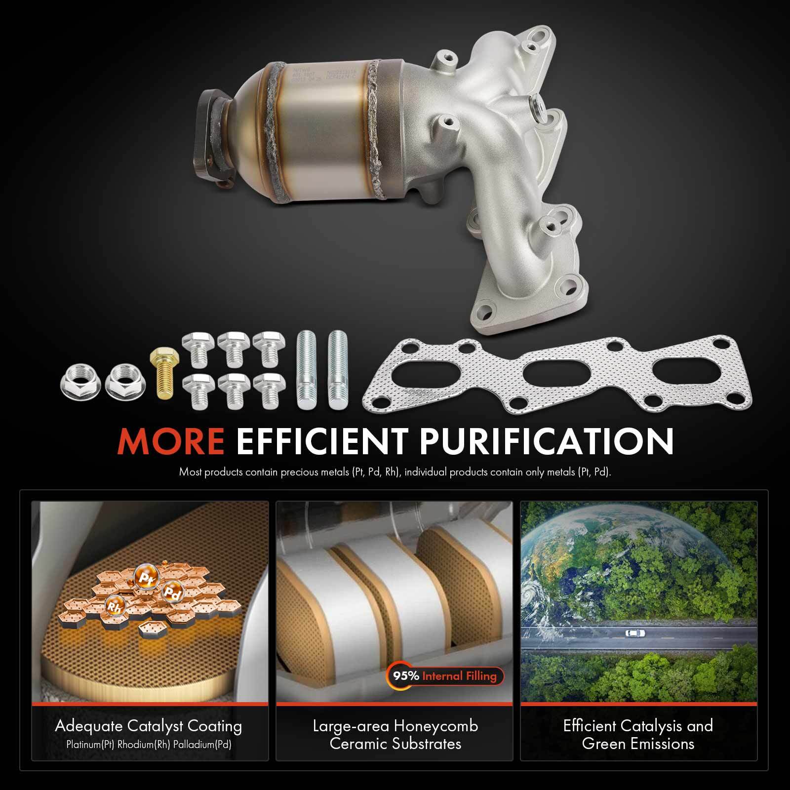 Front Catalytic Converter for Kia Sedona 2015-2018 Cadenza 14-16 Hyundai Azera