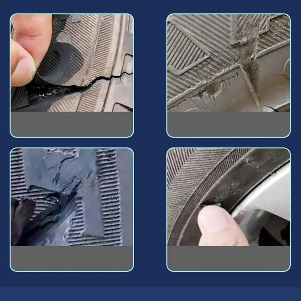 50ml Tire Patch Plug Sidewall Repair Glue For Side Bonding Or Tire Leakage