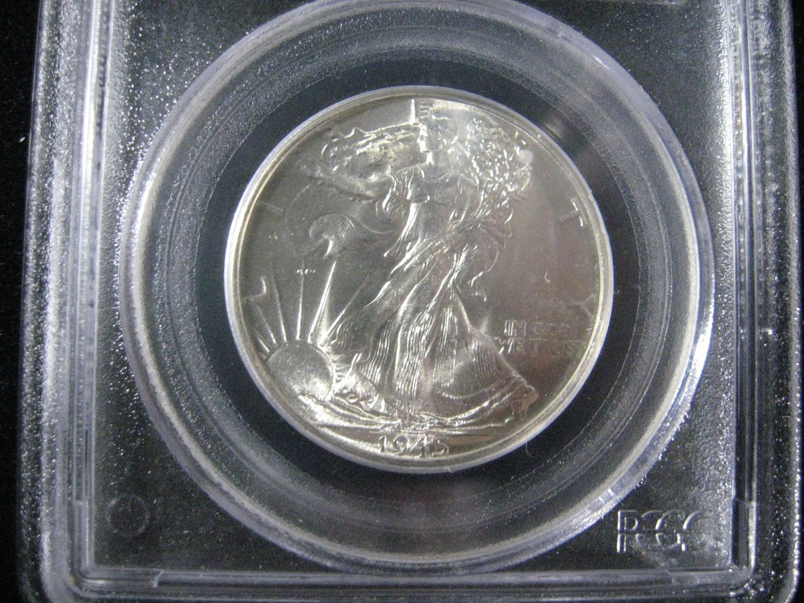 1945 WALKING LIBERTY HALF PCGS MS-64 SUPER NICE!