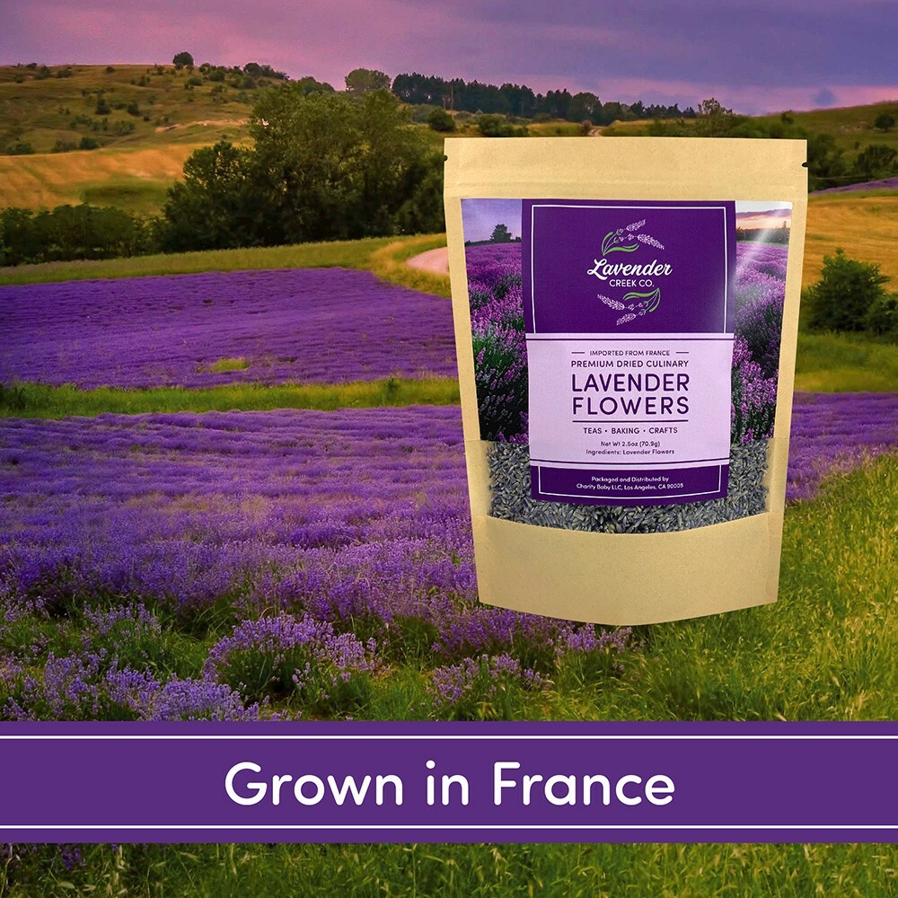 Dried Lavender Flower Buds - Culinary Grade Herb for Tea, Baking, Crafts