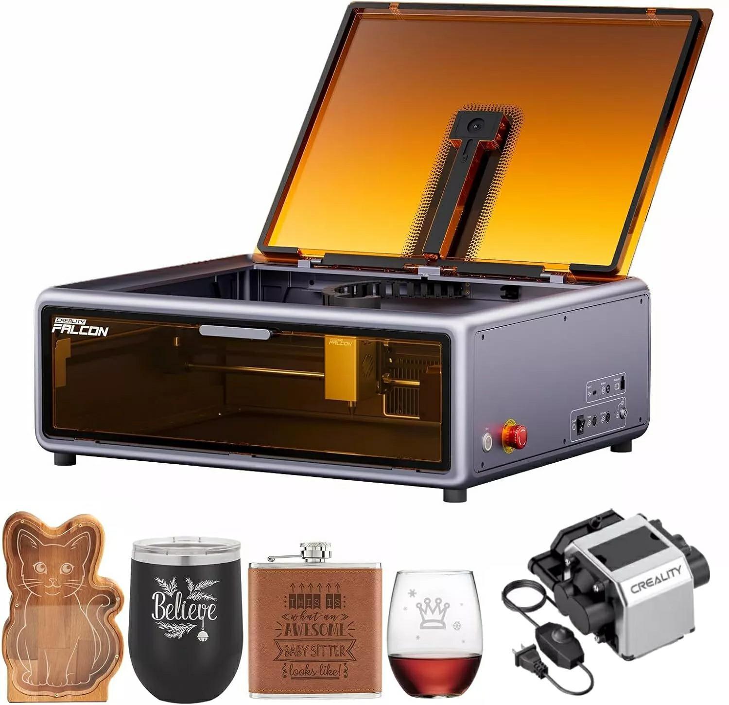 Creality Falcon A1 10W Laser Engraver Full Enclosed 600mm/s Speed for Wood Metal