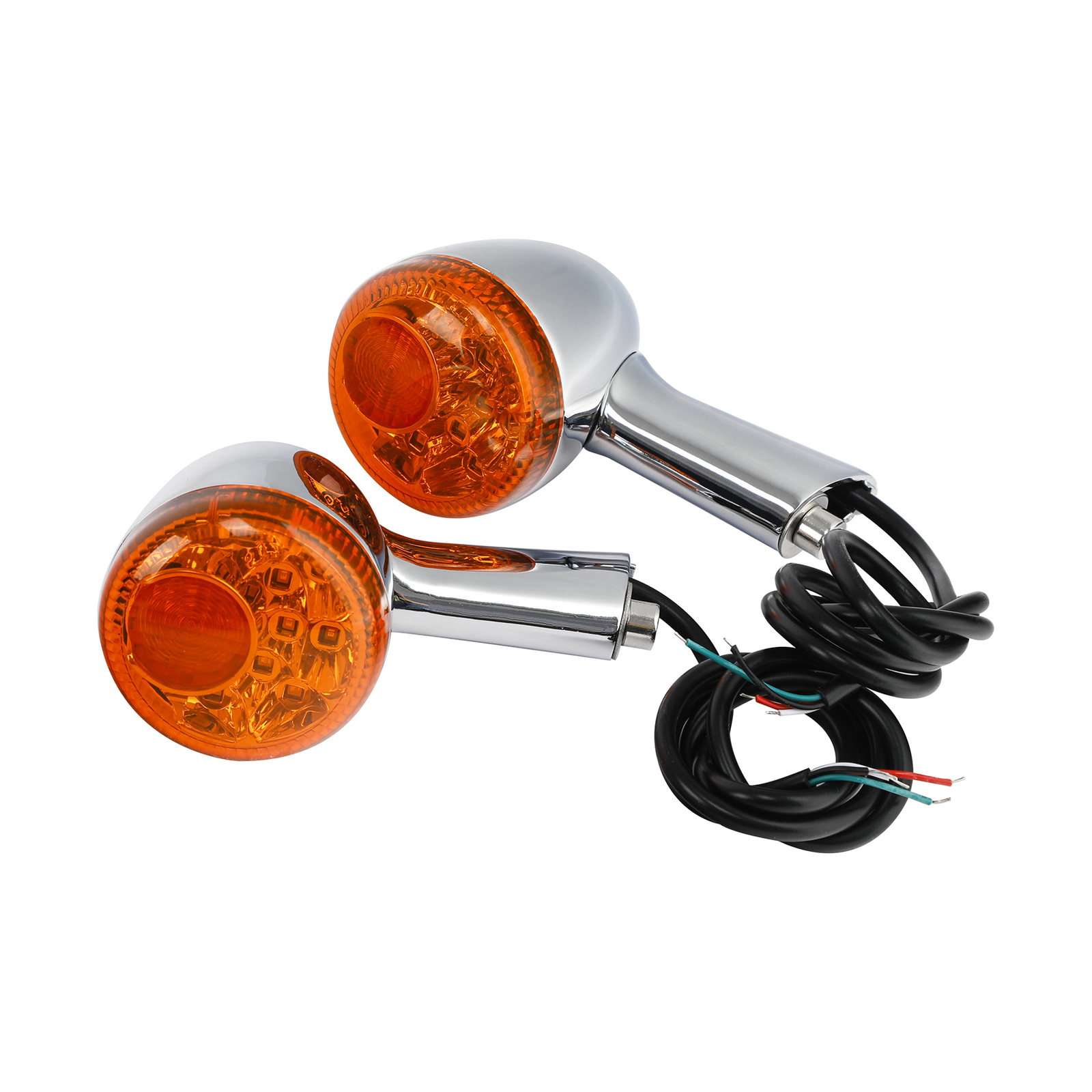 Amber Rear Turn Signals LED Light Fit For Harley Sportster XL 883 XL1200 92-22
