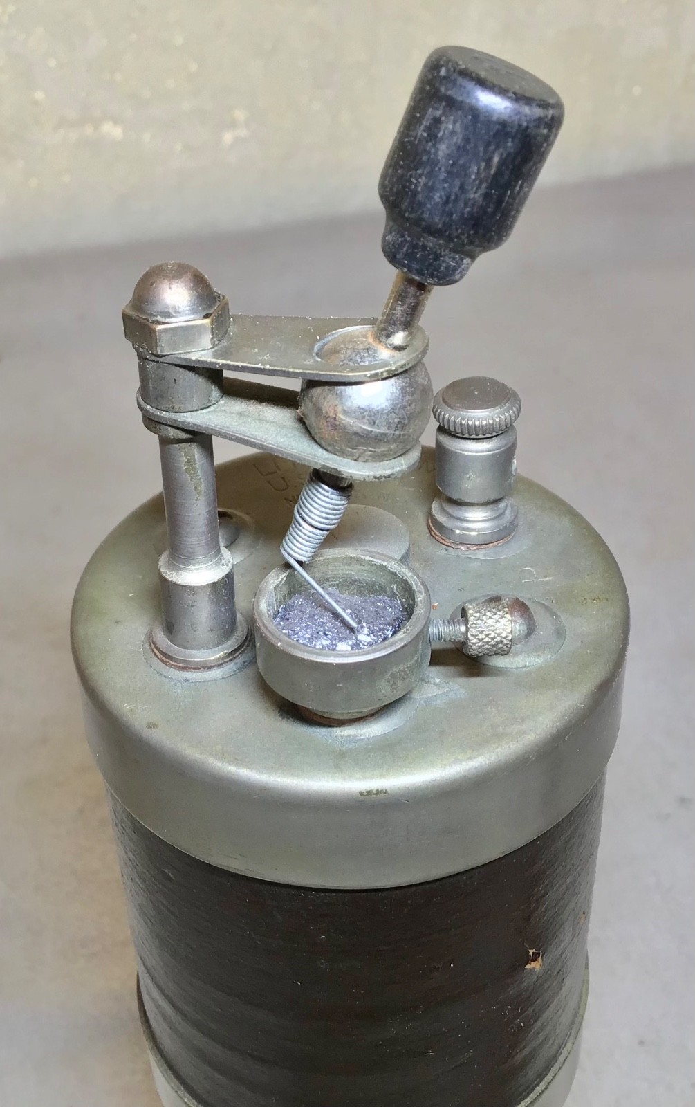 RARE antique 1920's old ~THE LITTLE GEM~ vintage CRYSTAL RADIO SET old apparatus