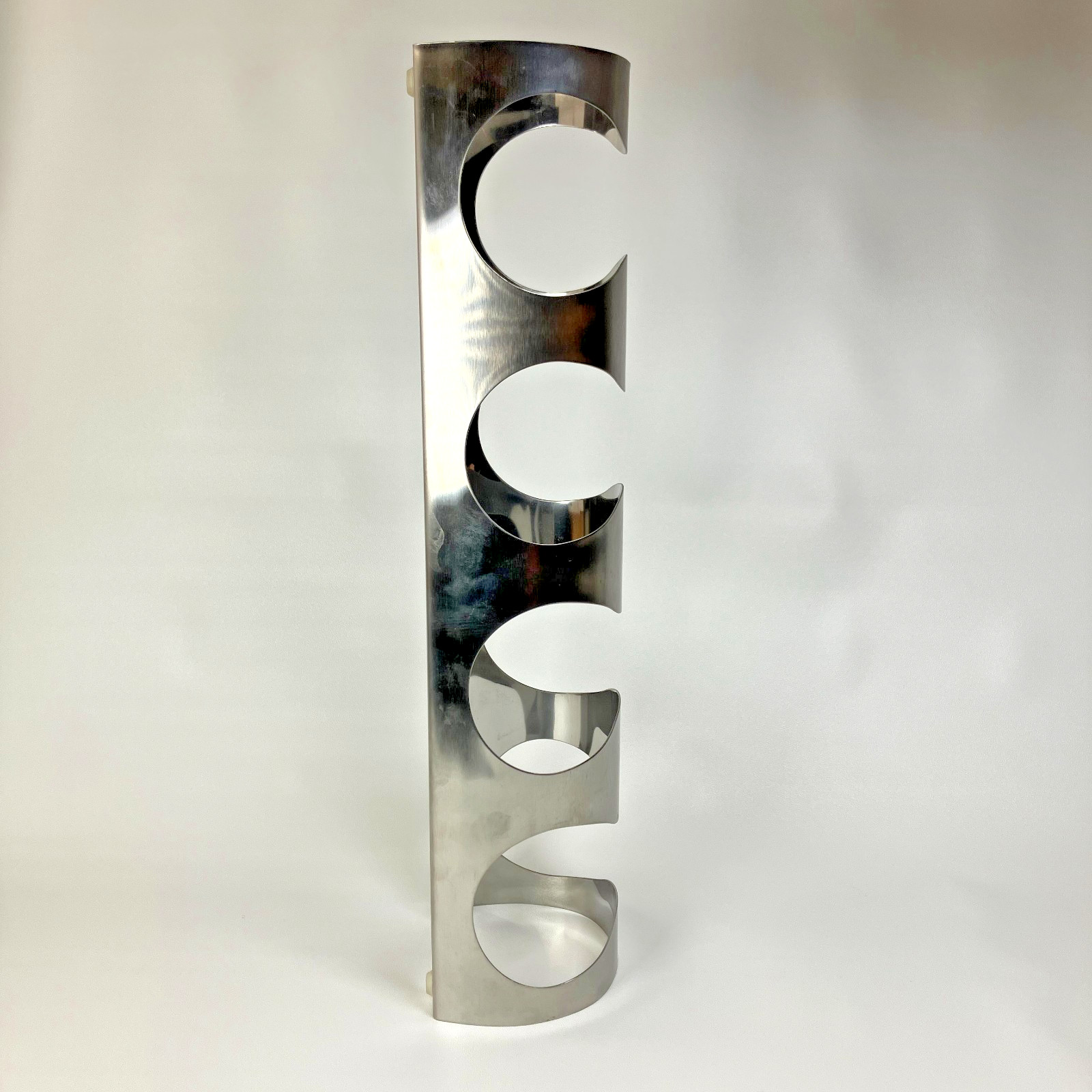 IKEA VURM Stainless Wall Hanging Wine Rack 4 Bottles 18598 21152 300.557.60