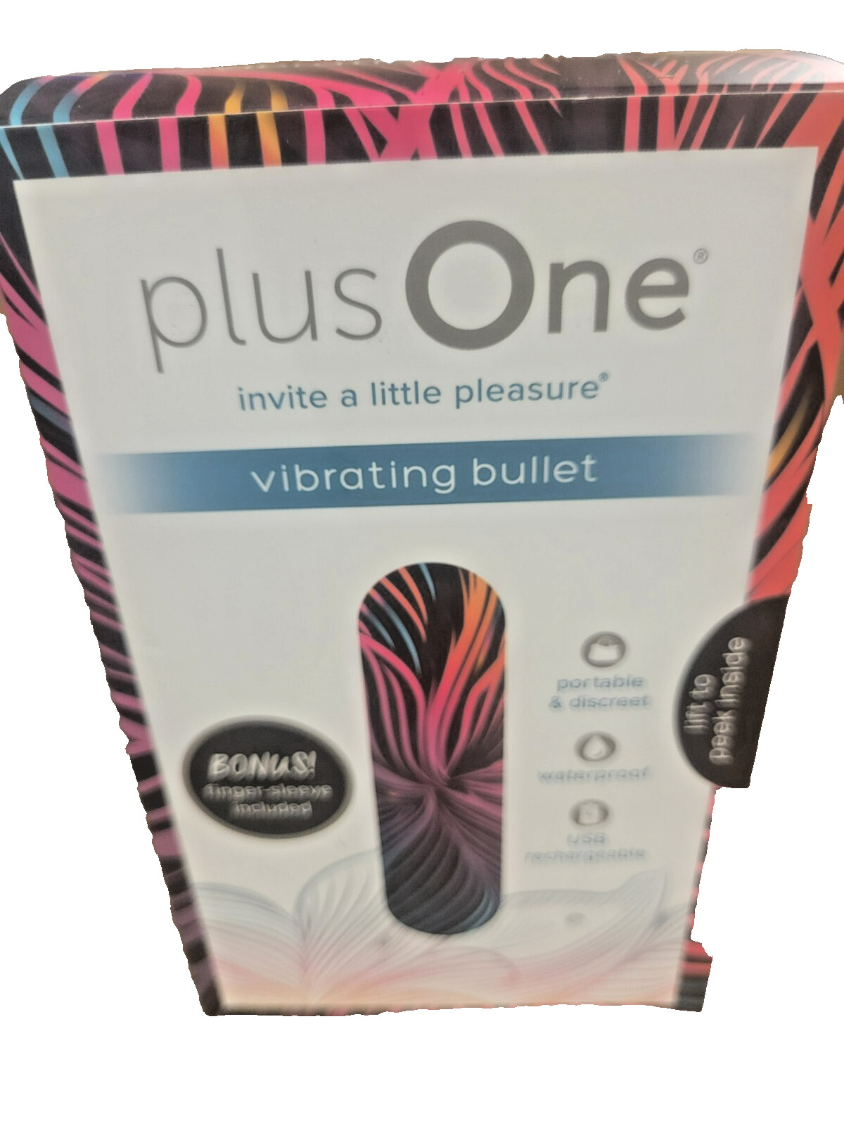 PLUS ONE VIBRATING BULLET SILICONE VIBRATOR