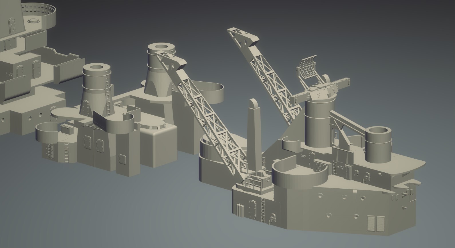 1/350 USS Washington BB56 1942 Conversion Set for Trumpeter North Carolina kit