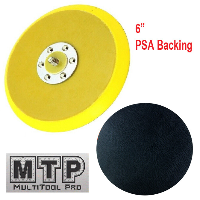 2x 6" 148mm PSA Sanding Pad 5/16" 24 TPI Thread DA Sander Grinder Polishing