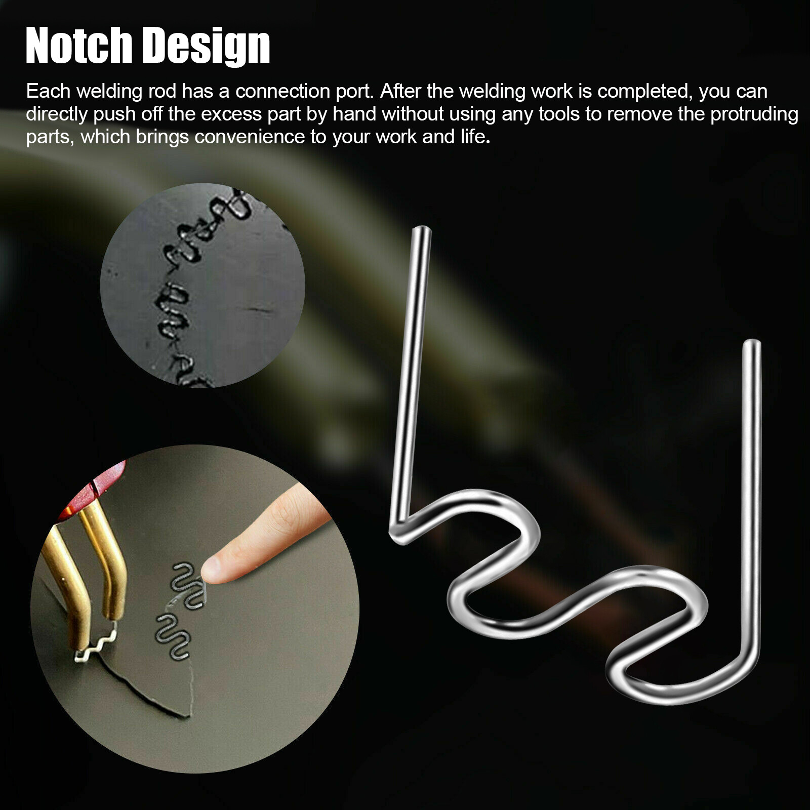 Stainless Steel Hot Staple Welding Car Bumper Fender Welder Stapler Repair Kit