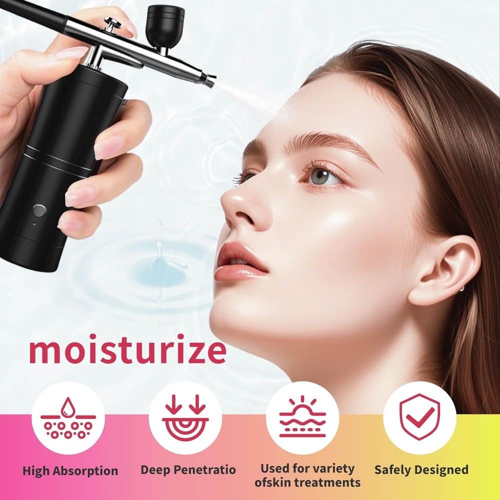 Portable Air Compressor Kit Airbrush Paint Spray Gun Nail Art Tattoo Airbrush US