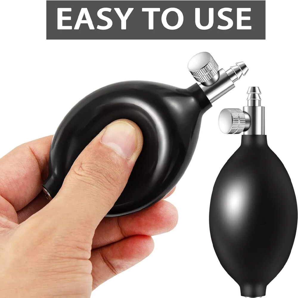 3Pcs Blood Pressure Latex Bulb Inflation Bulb Pump Hand Squeeze Bulb Air Valve
