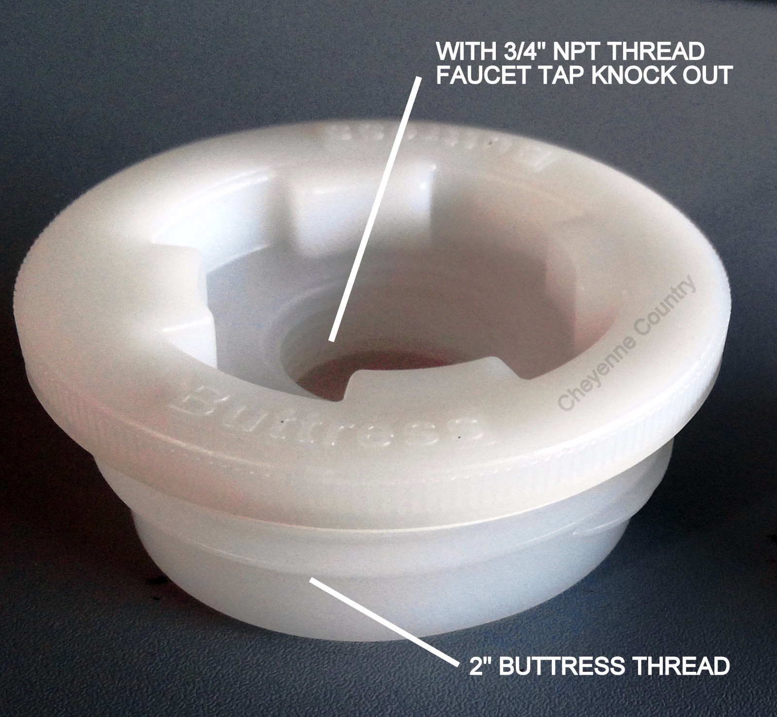 Poly Bung Cap 2" Fine Thread & Coarse Thread Combo for Plastic Drum Barrel