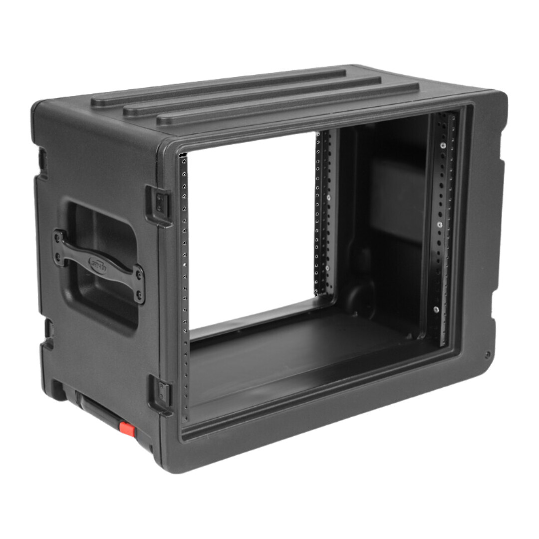SKB 1SKB-R8SW 8U rSeries Shallow Rolling Rack