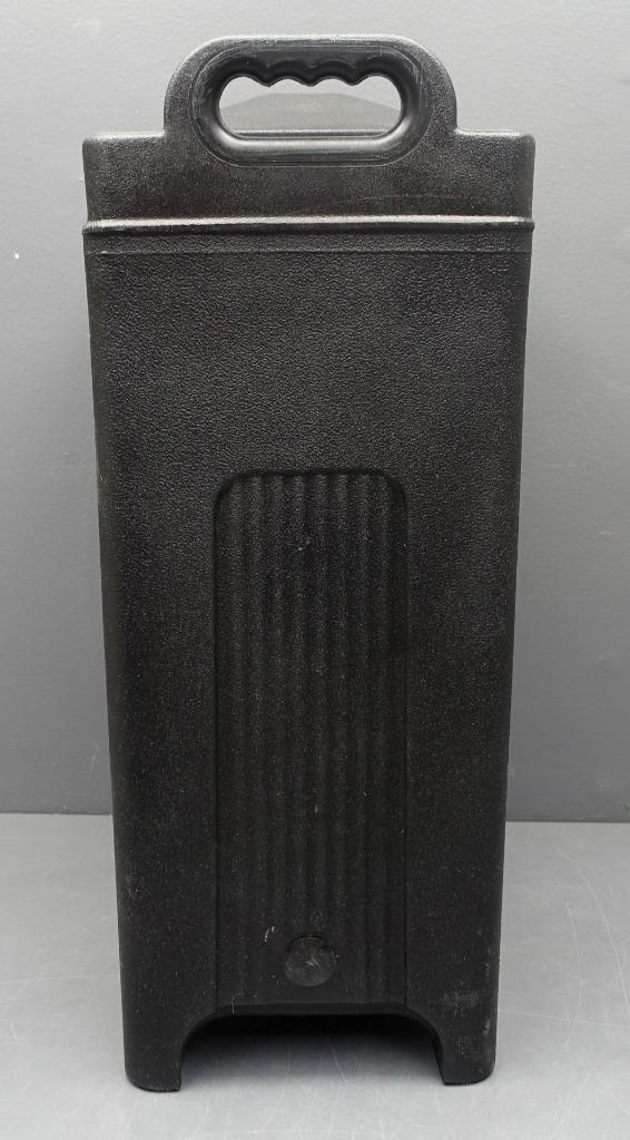 Carlisle Cateraide Insulated 5 Gallon Two-Handle Black Beverage Drink Dispenser