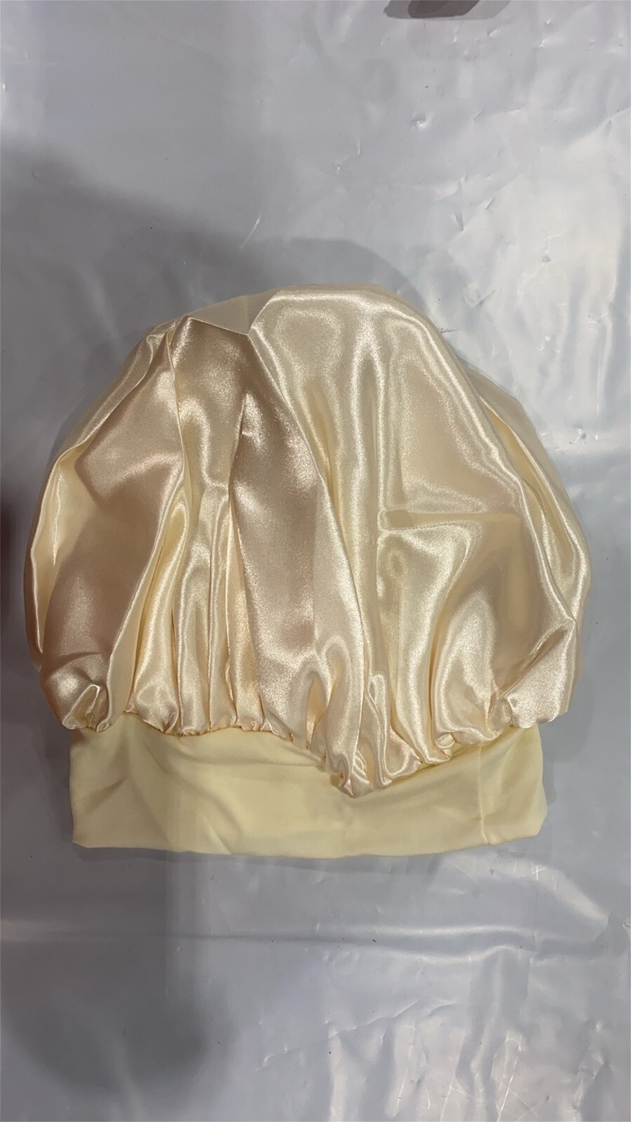 Women Satin Bonnet Night Sleep Cap Hair Hat Silk Head Cover Wide Elastic Band