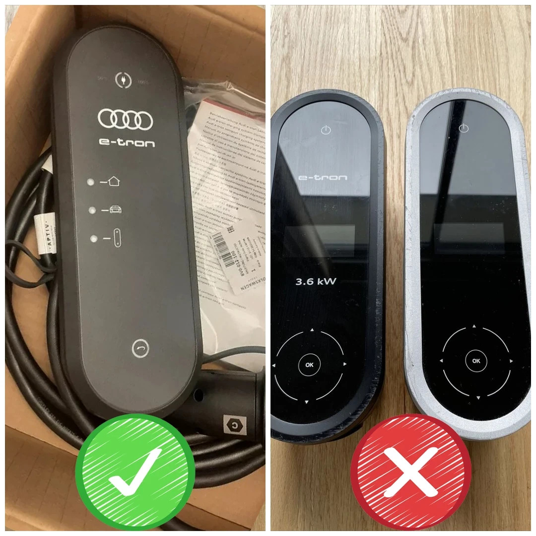 Audi E-tron Electric Charger Wall Mount Holder