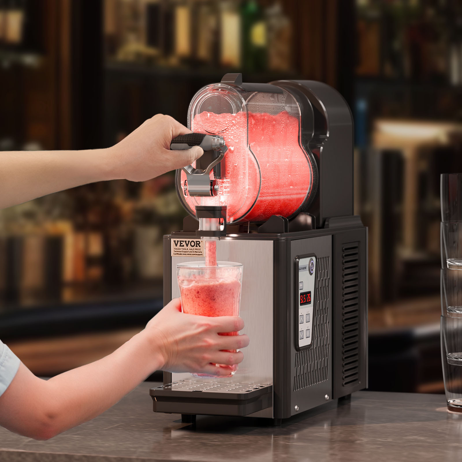 3L Commercial Slushy Machine Margarita Smoothie Frozen Drink Slushie Maker