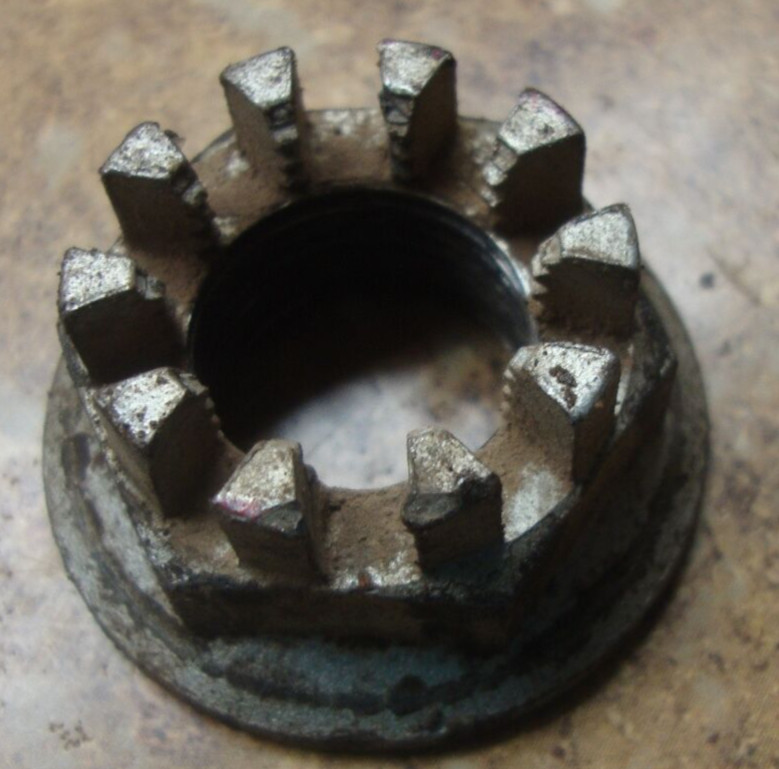 2003 Honda TRX300EX TRX 300 TRX300 EX Rear Back Axle Nut Castle Crown Spindle 03