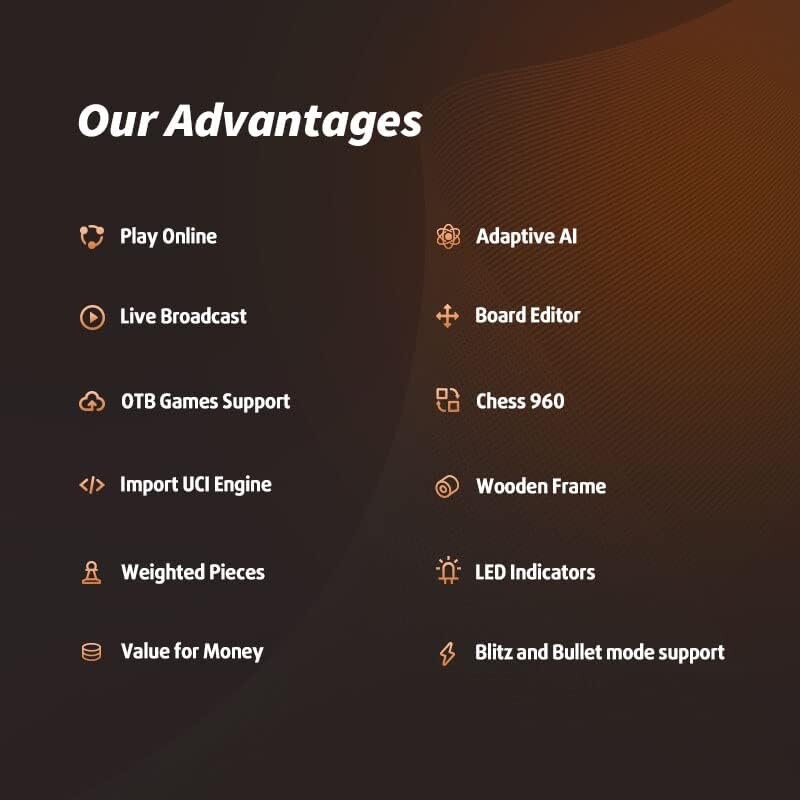 Air Electronic Chess Set a magnificently Handcrafted Wooden Chess Boar