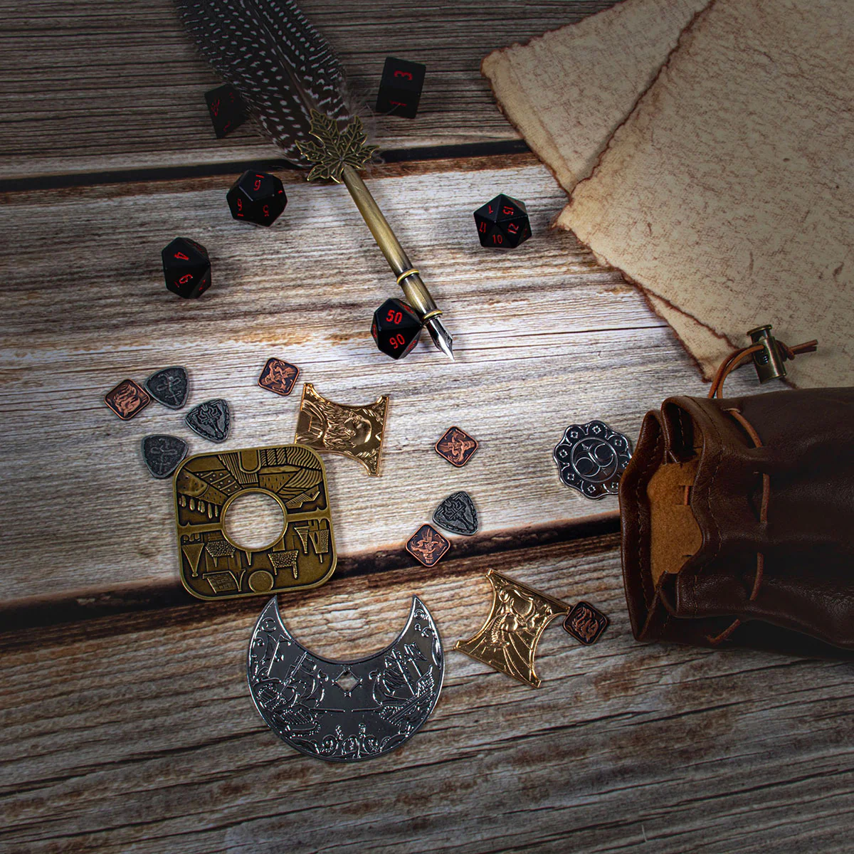 Ultra PRO Waterdeep Coins for Dungeons & Dragon Cast In Zinc And Are Faux Coins