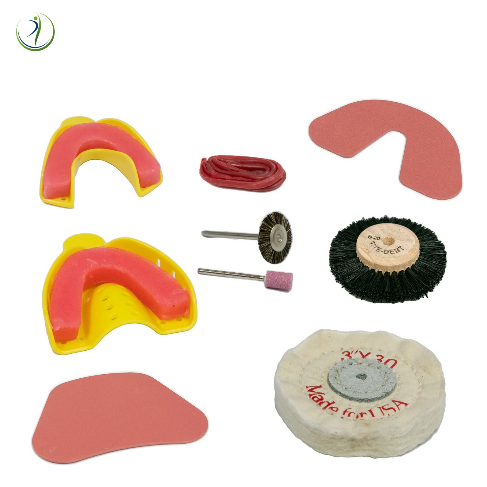 DENTURE KIT FOR UPPER & LOWER DYS REPAIR KIT W/ 28 TEETH - NO INSTRUCTIONS