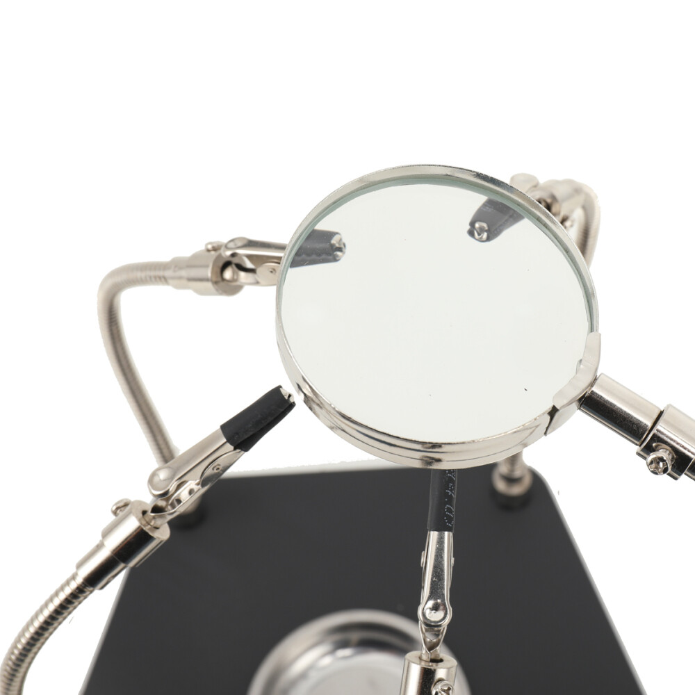 Helping Hands Soldering Station 4 Arms Third Hand Soldering Tool With Magnifier