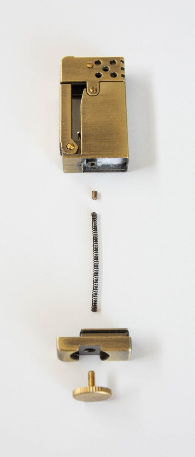 VINTAGE STYLE SINGLE CLICK LIGHTER Trench Retro Fuel Saving Lighter O Ring USA