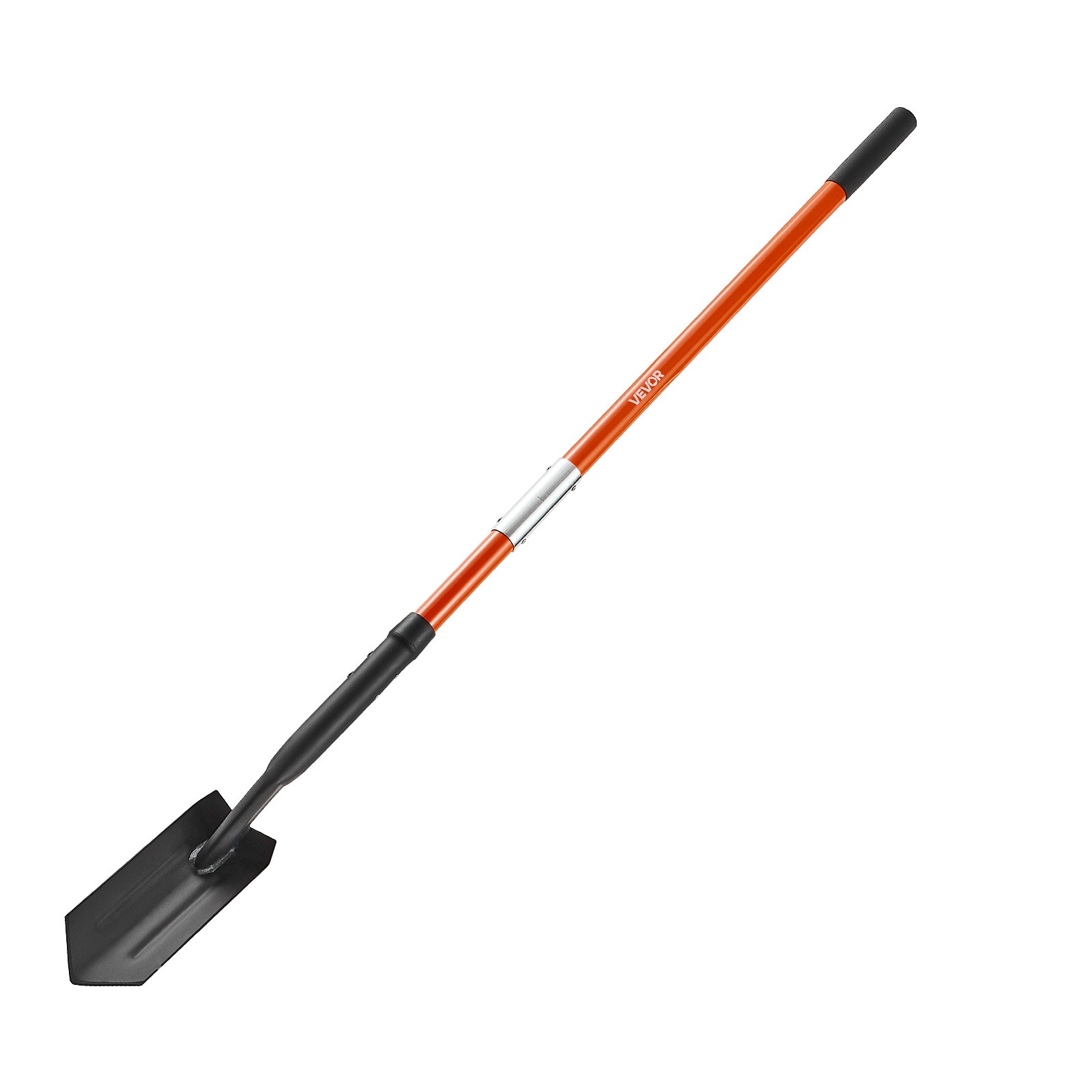 VEVOR Trench Shovel 4 in Trenching Shovel Fiberglass Handle for Digging 56 in