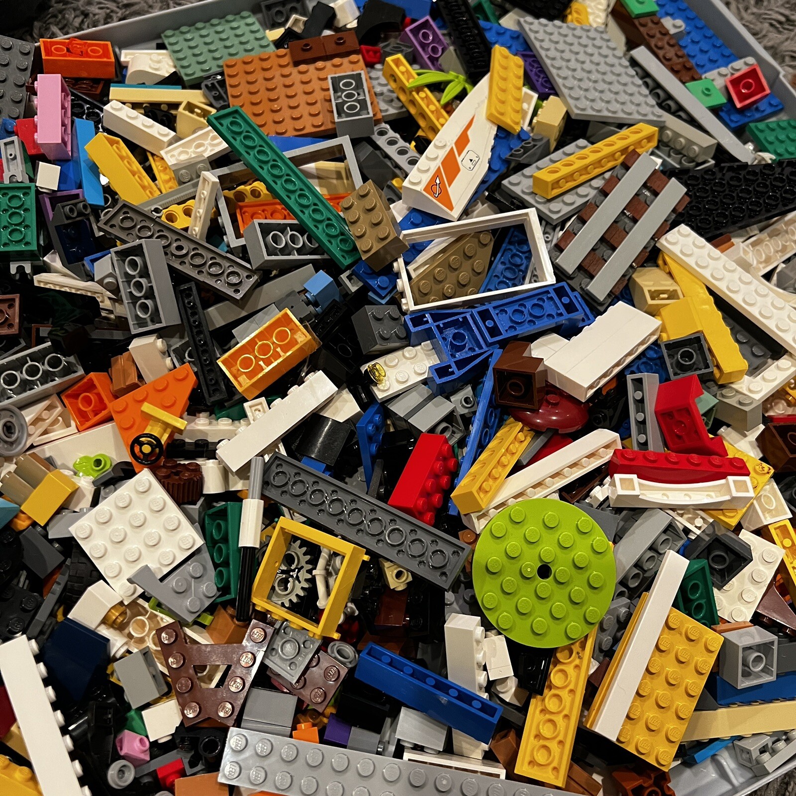 LEGO 10 lbs Pounds Random Parts Pieces Building Plates Blocks Bricks Bulk Lot