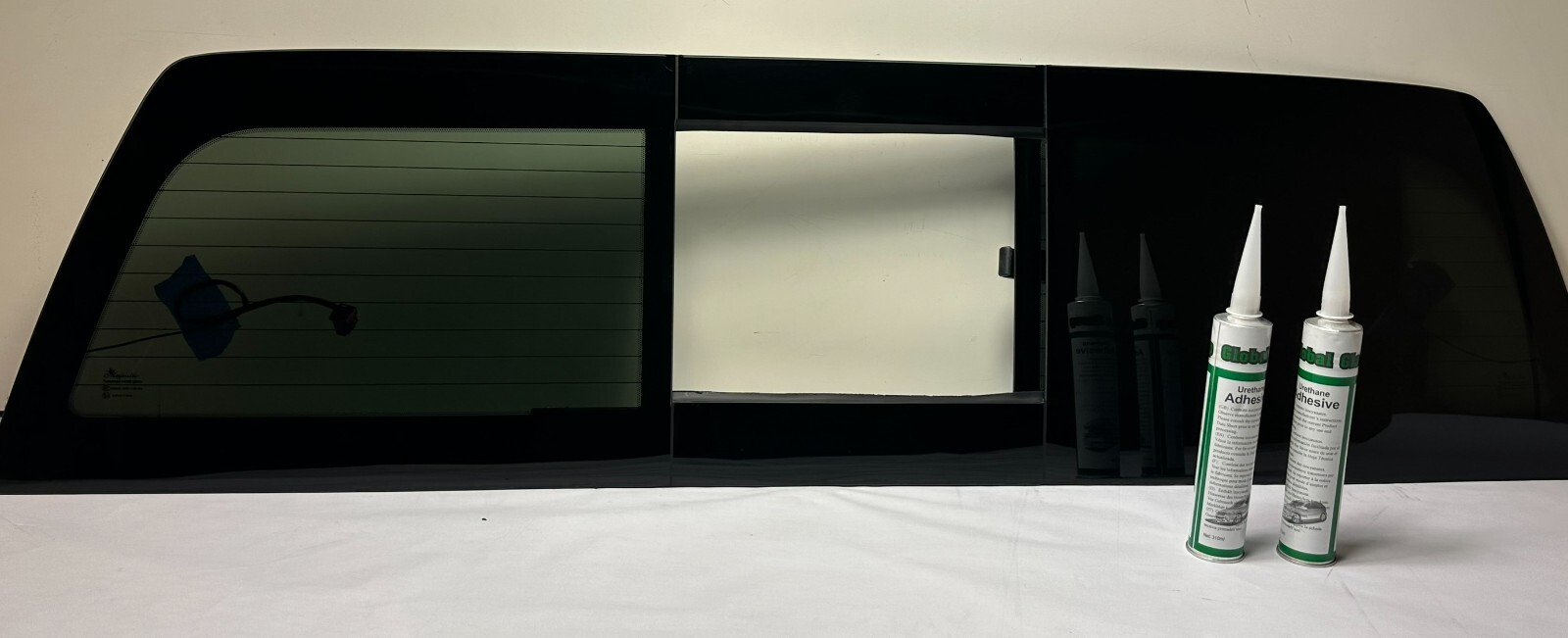 Fit 2014-2018 GMC Sierra 1500 Back Glass Manual Sliding Window Heated