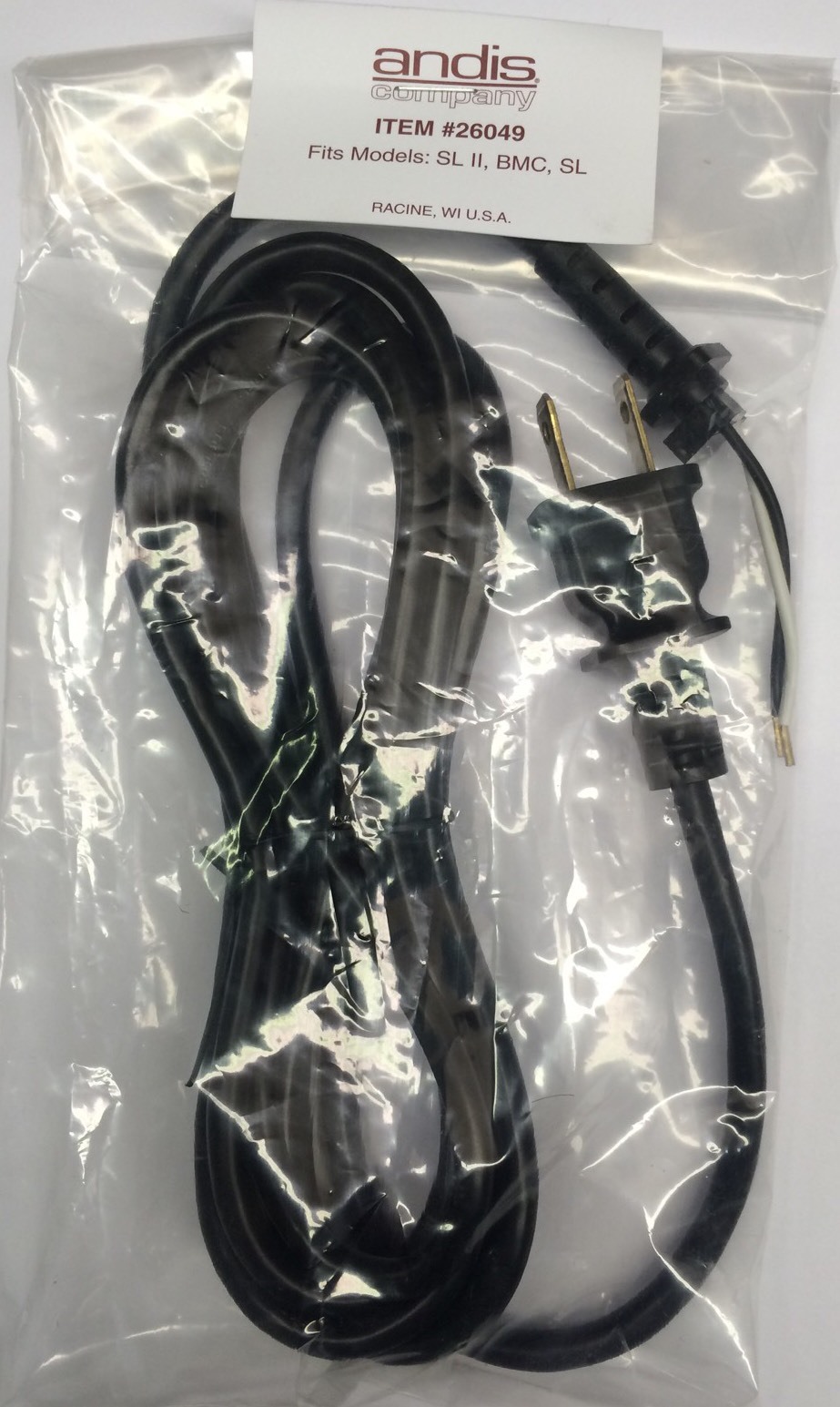 Andis Styliner II Replacement Cord #26049 fits SL II, BMC, SL, M-3, Excel NEW