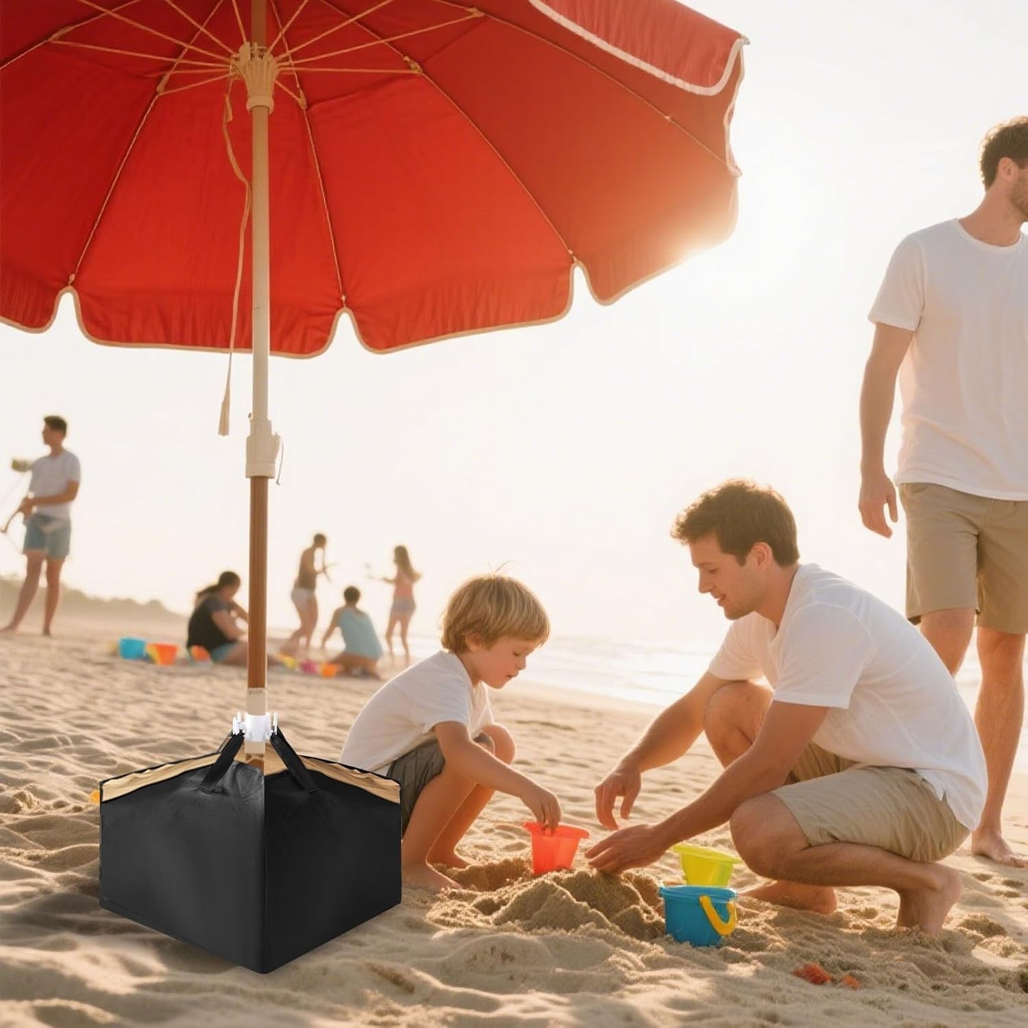 Beach Umbrella Base Fillable Umbrella Weights Sand Bags Heavy Duty- FAST SHIP