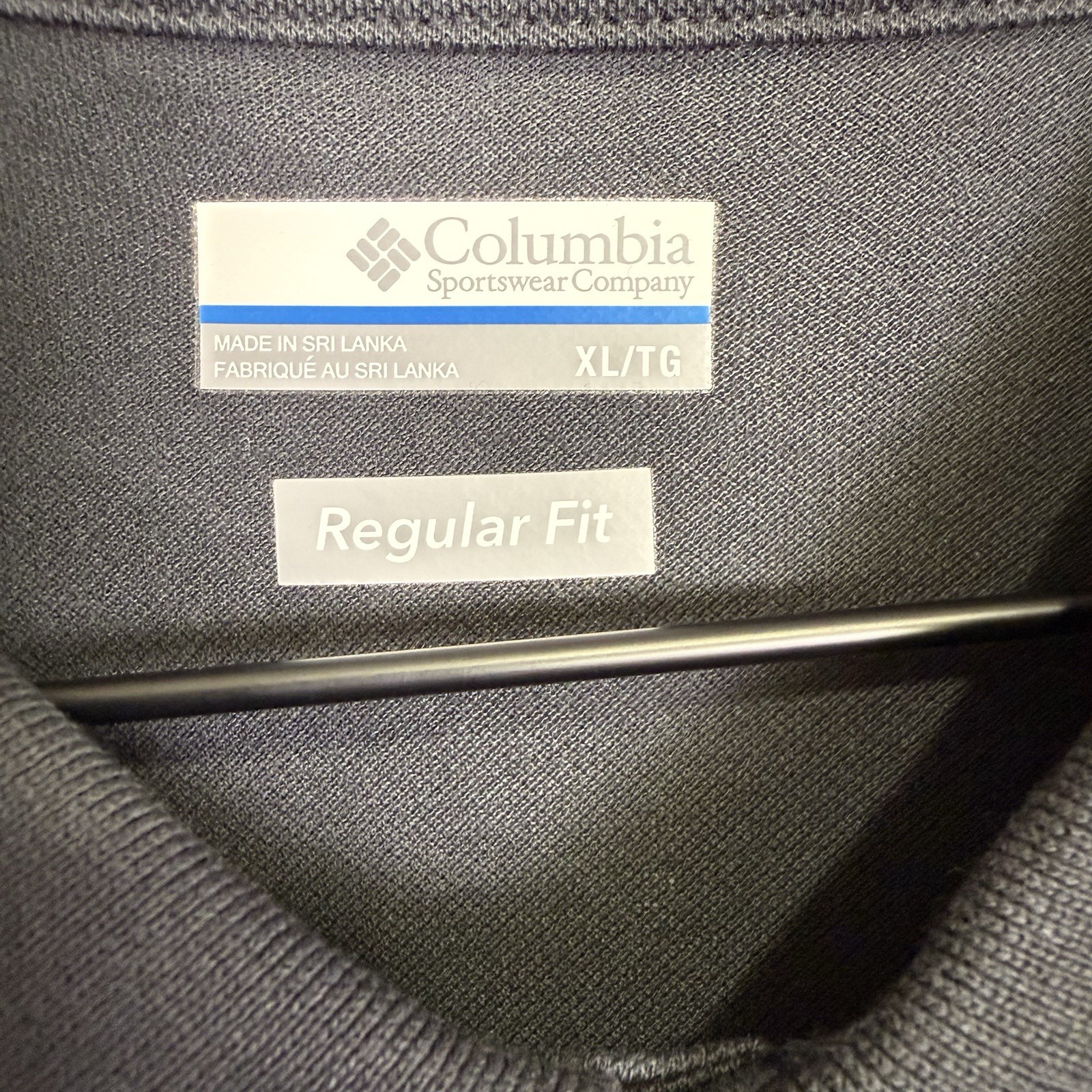 Columbia Elm Creek Polo Shirt Men's XL Black Stretch Regular Fit