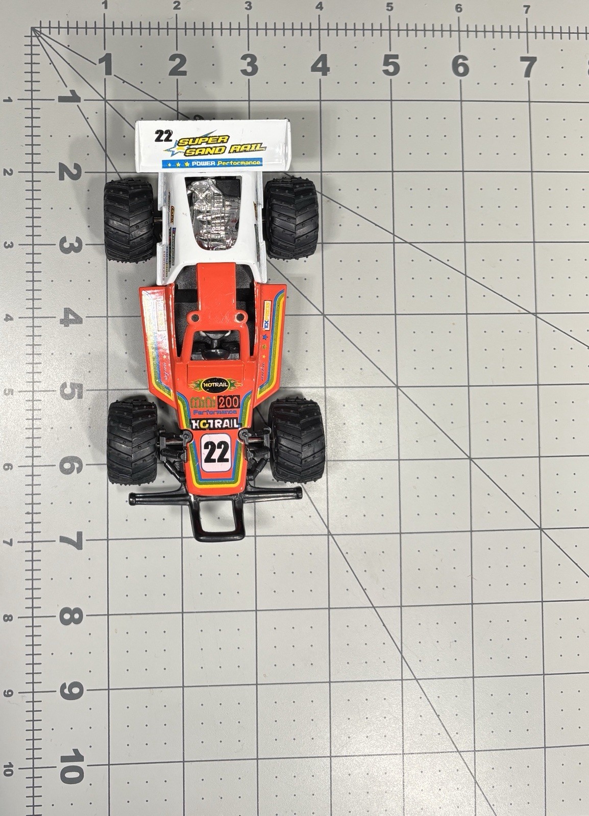 Racer Pullback Diecast Buggy Vehicle #22 HotRail Performance Kinsfun Toy 2014