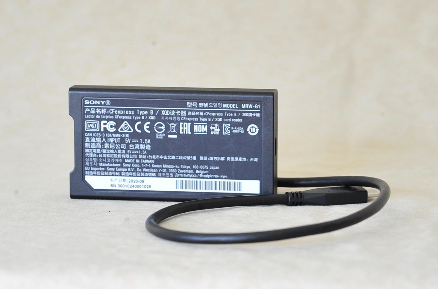 Sony MRW-G1 CF Express Type B / XQD Memory Card Reader