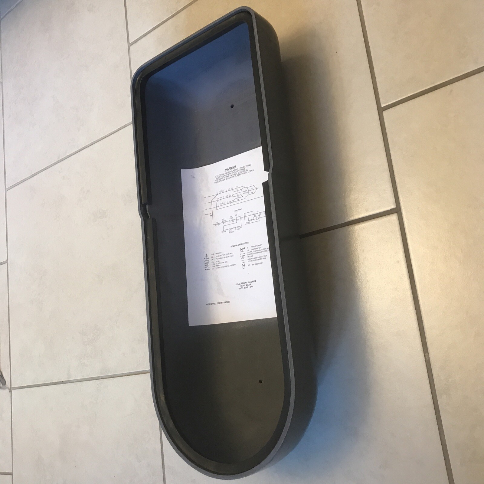 Hobart D330 and D340 Mixer Cover Lid Top Cover 478571