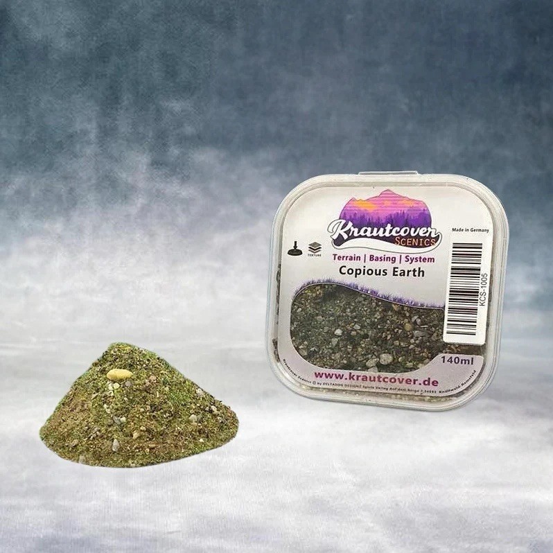 krautcover scenics Basecover Basing Material - Copious Earth