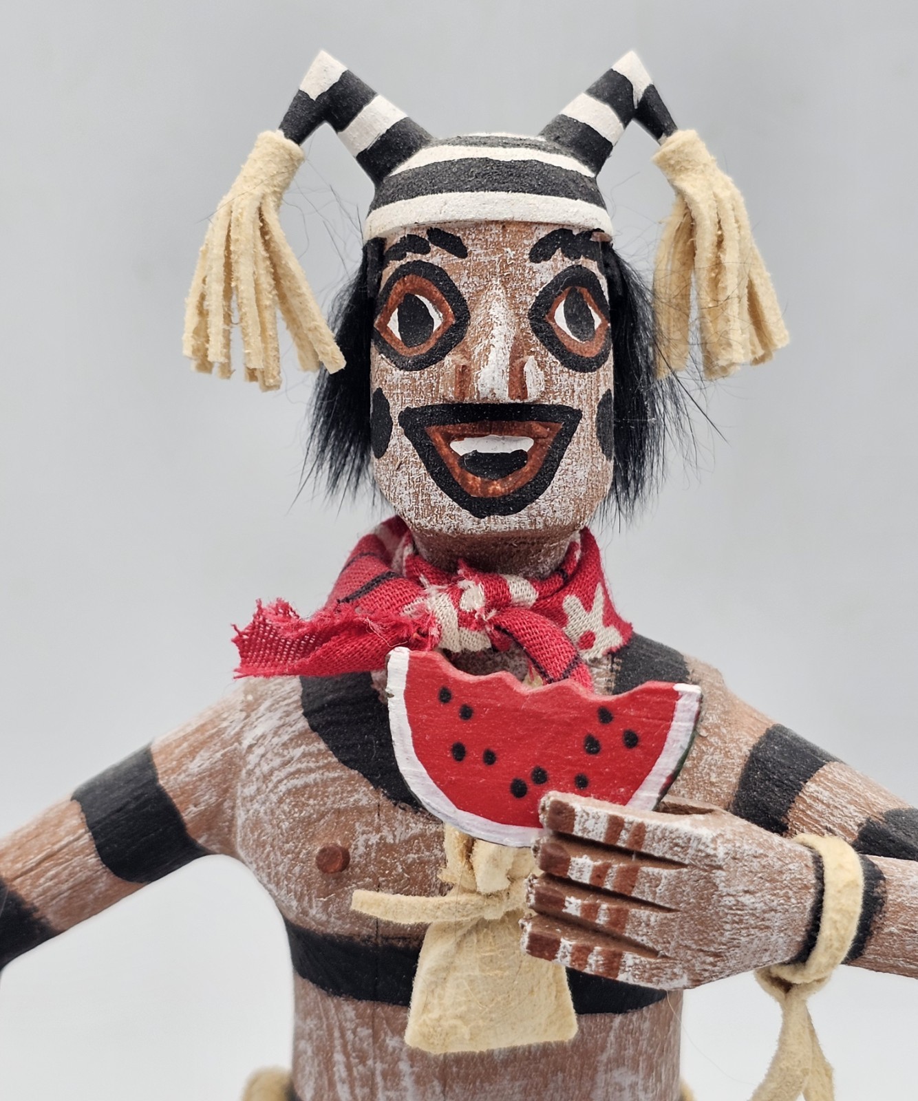 Vintage Navajo Koshare HANO CLOWN Kachina by FELIX BEGAY 6.75"