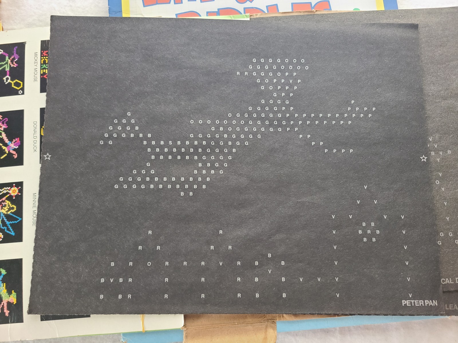 Lite Brite UNUSED BLANK Refill Pages Sheets Vintage LOT OF 9x12"