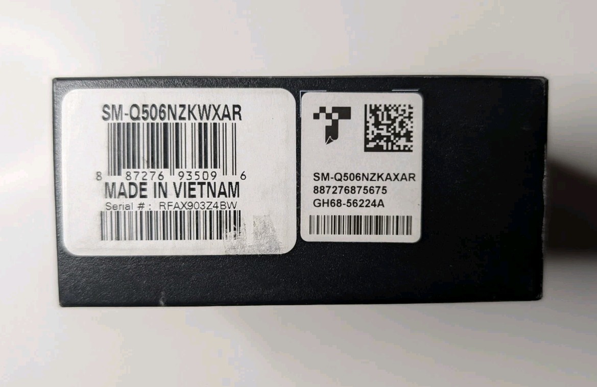 Samsung Galaxy Ring SM-Q506NZKAXAR Titanium, Black, Size 6