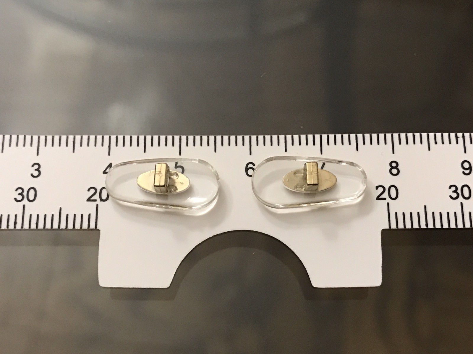 New Authentic Rayban Eyeglasses Sunglasses NOSE PADS Plug-In Type Gold Ray-ban